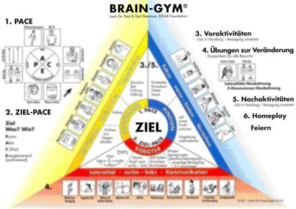 Brain Gym (3 Dimensionen), A4 Format