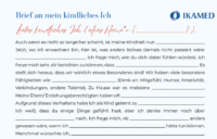 Brief an mein kindliches Ich - Downloadprodukt