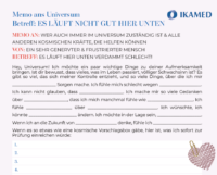 Memo ans Universum Betreff: ES LÄUFT NICHT GUT HIER UNTEN - Downloadprodukt