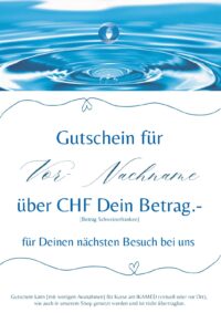Ikamed Wertgutschein, digital und individualisierbar